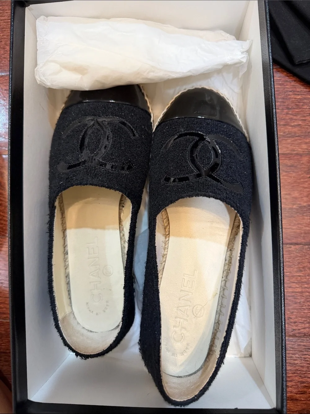 CHANEL authentic black